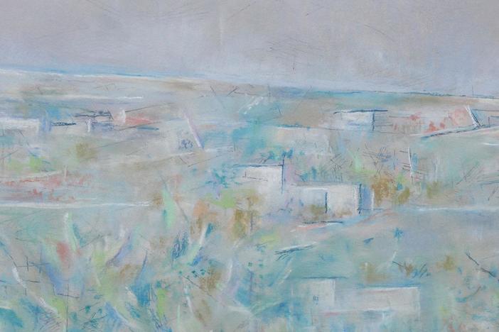 1962 Andrew Dasburg Pastel