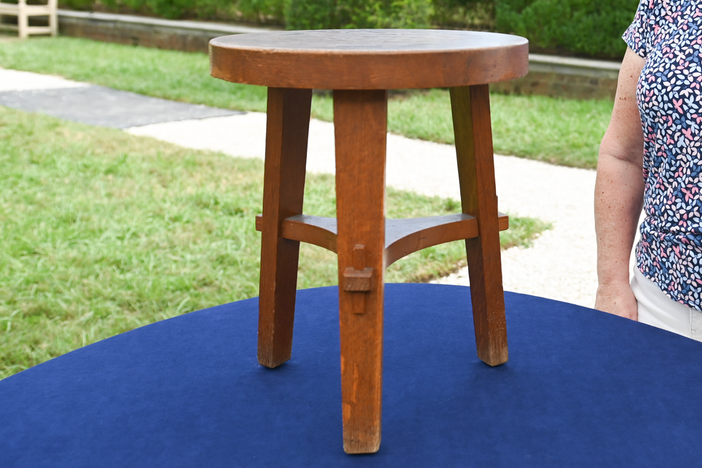 Appraisal: Stickley Quaint Furniture Stool, ca. 1905