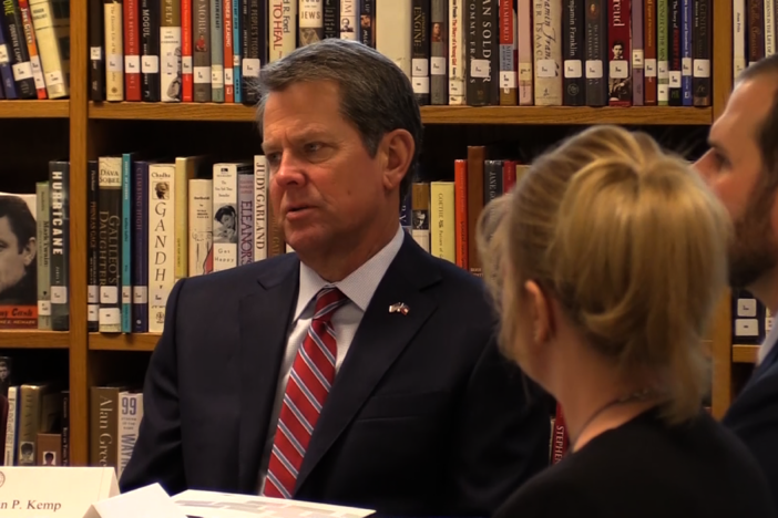 Gov. Brian Kemp Tours Dawson County High School