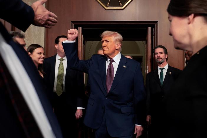 Fact-checking Trump's claims during his address to Congress