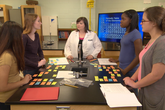 The periodic table is the focus of this segment. 