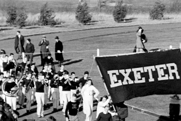 Journalist George Plimpton did not show early promise when he failed at Exeter Academy.