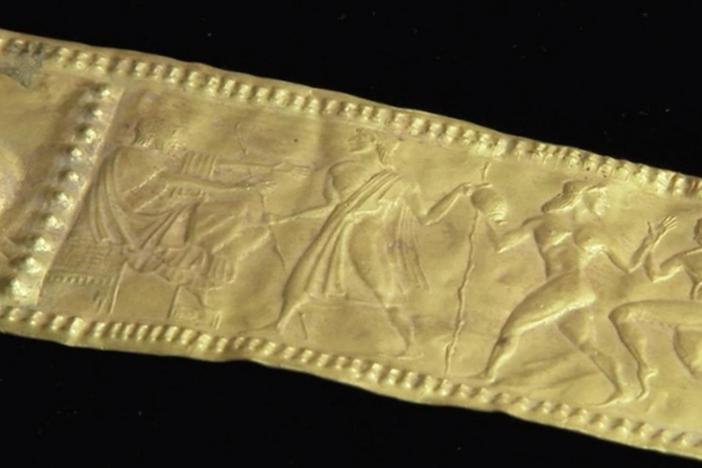 Appraisal: Greek Headband Piece, ca. AD 1 - AD 100