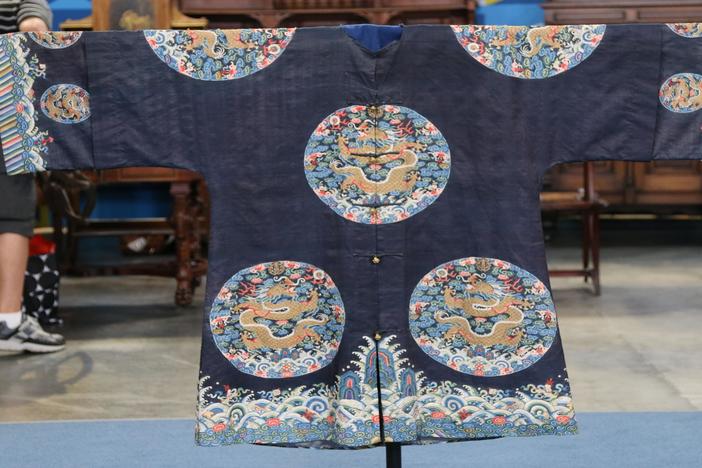 Appraisal: 19th-Century Woman's Imperial Chinese Surcoat, from Omaha Hr 3.