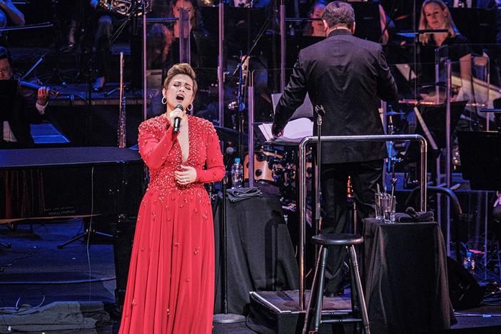 Lea Salonga performs one of her classic songs from the Disney musical, "Aladdin."