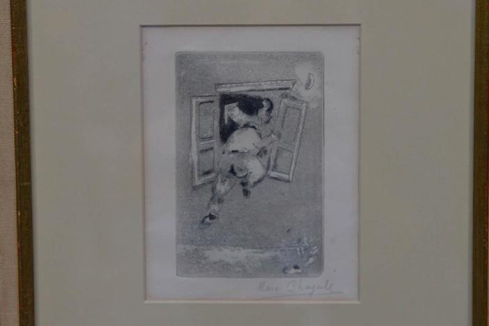Appraisal: 1925 Marc Chagall Signed Etching