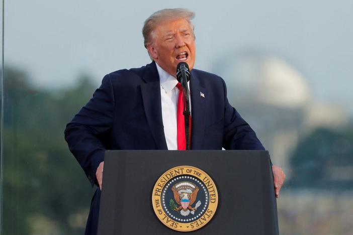 Trump’s 2020 strategy: statues, ‘traditional American values’