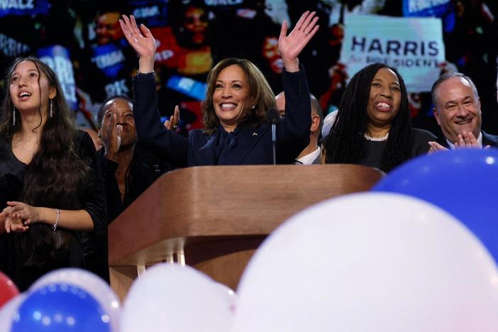 Harris promises to be ‘president for all Americans’ as she accepts her party’s nomination