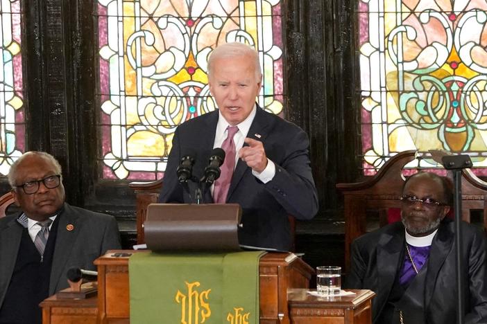 Biden warns hate that motivated Charleston church shooter still threatens the country