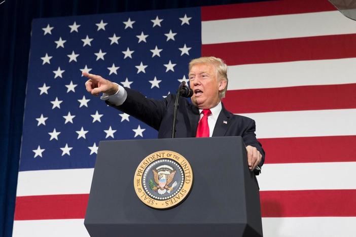 The heated relationship between President Trump and the media.