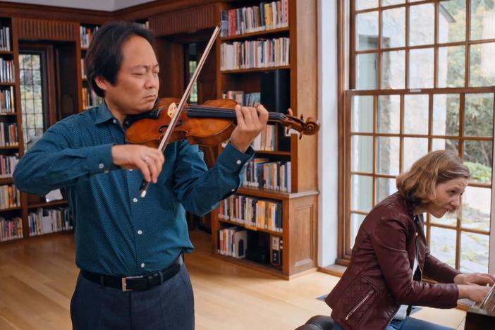 Scott Yoo and pianist Ieva Jokubaviciute play Amy Beach's "Hermit Thrush At Morn."