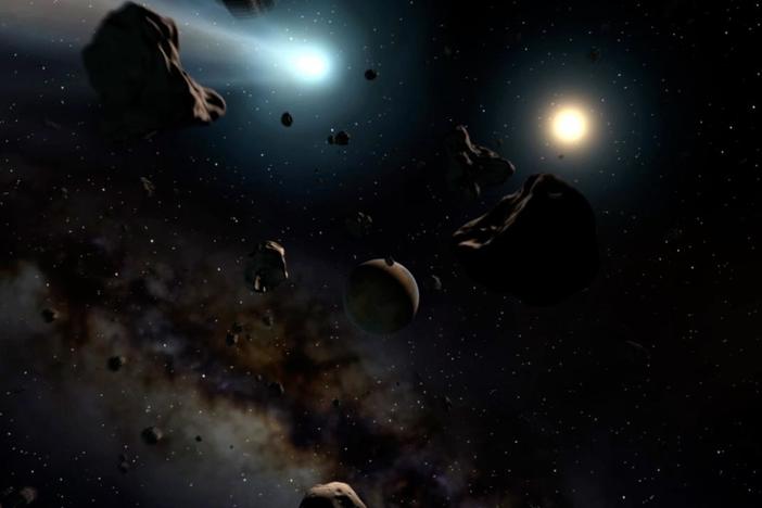 By studying asteroids, researchers can learn about the formation of planets.