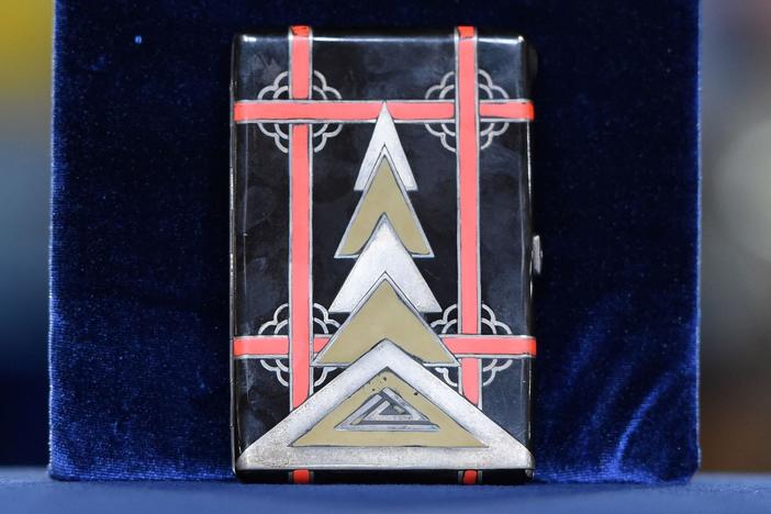 Appraisal: Paul Brandt Art Deco Cigarette Case, ca. 1930, from Cleveland Hr 2.