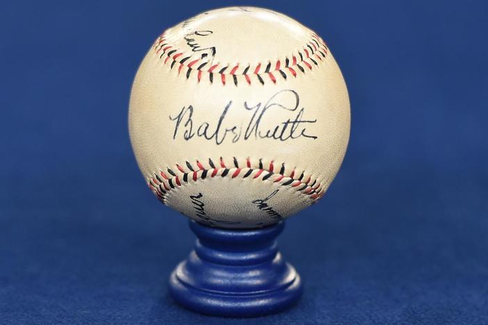 Appraisal: Ruth & Wagner Signed Ball, ca. 1933, from Charleston, Hour 1.
