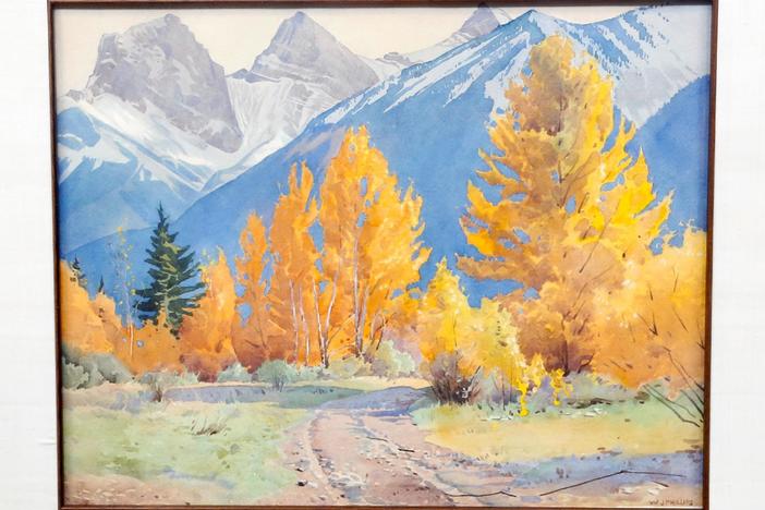 Appraisal: Walter J. Phillips Watercolor, ca. 1945, from Kansas City Hour 1.