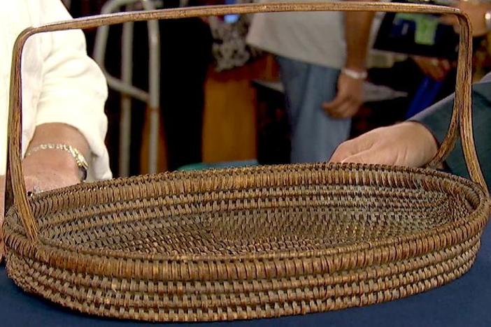 Appraisal: Virginia Fork Handle Basket, ca. 1900, from Our 50 States Hour 2.