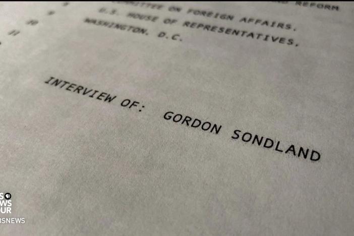 What Gordon Sondland and Kurt Volker said about U.S. aid to Ukraine