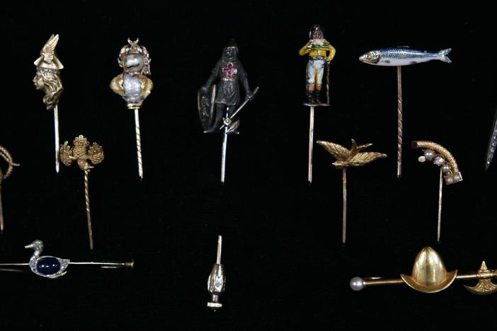 Appraisal: Stickpin Collection, ca. 1885 from Tampa Hour 1