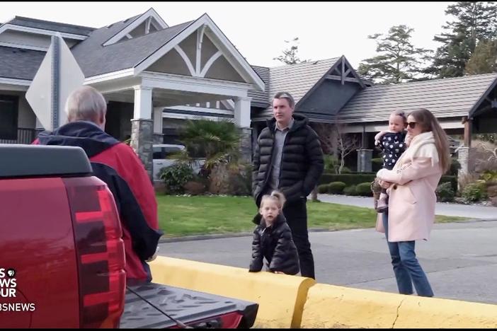 Separated by only a few miles, geographic quirk forces families apart during pandemic