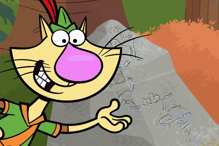Nature Cat and the gang uncover a map to The Gardens of Gold! 
