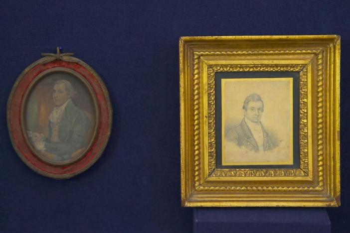 Appraisal: Miniature Folk Portraits, ca.1810
