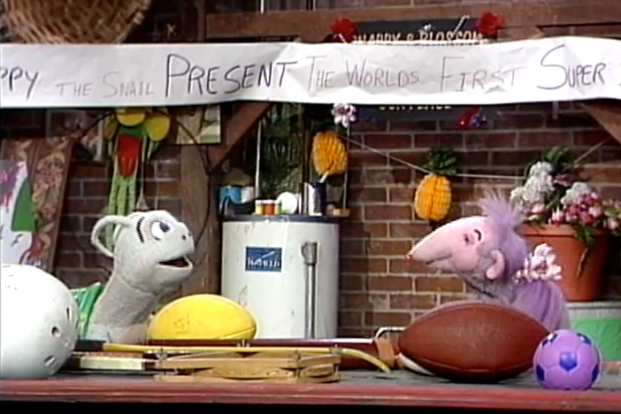Blossom and Snappy have their own sports meet at Robbie's house while she's gone.