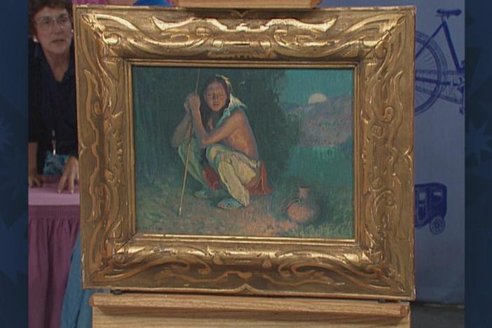 Appraisal: 1920 Eanger Irving Couse Oil, from Vintage Madison.