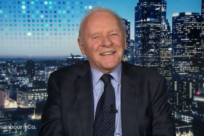 Christiane Amanpour interviews actor Anthony Hopkins.