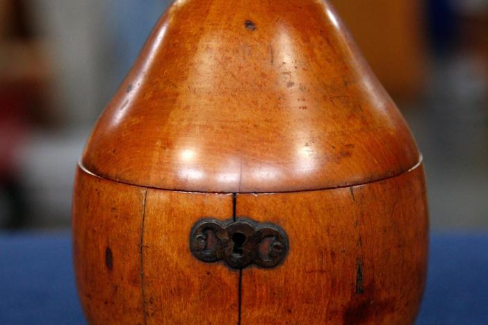 English Pear-Form Tea Caddy, ca. 1810 from ROADSHOW's Special: Tasty Treasures