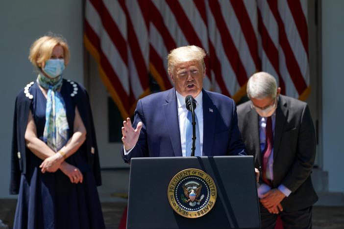 House debates another round of pandemic aid as Trump vows, 'We're back'