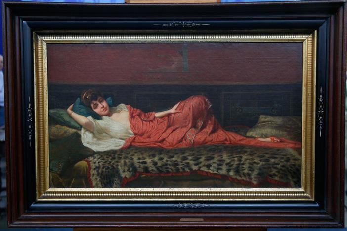 Appraisal: Late 19th-C. Vincent G. Stiepevich Painting, from Atlantic City, Hour 2.