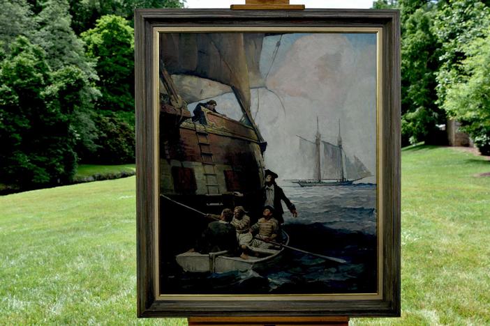 Appraisal: 1923 Frank Schoonover Oil Painting