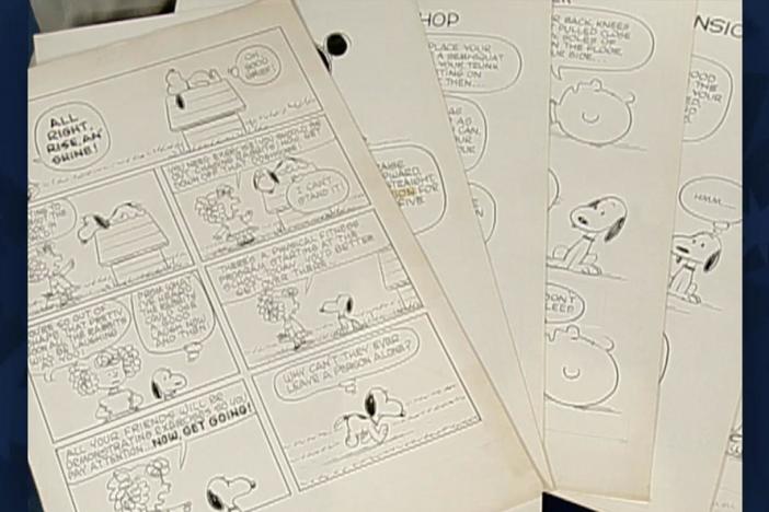 Appraisal: Charles Schulz Comic Strip Art, ca. 1960, from The Boomer Years.