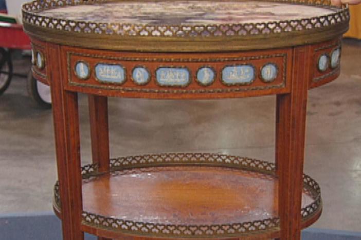 Appraisal: François Linke Side Table, ca. 1910