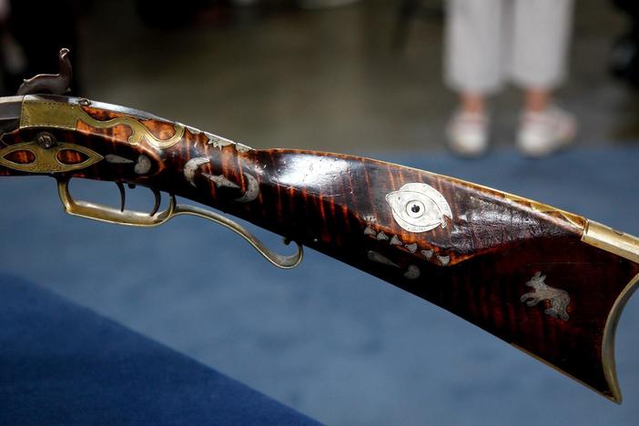 Appraisal: Pennsylvania Percussion Rifle, ca. 1840, from Pittsburgh Hour 2