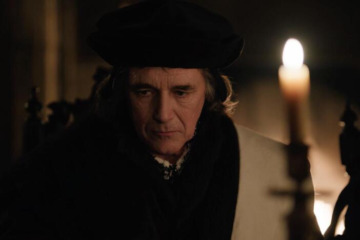Mark Rylance, Damian Lewis, and more discuss Thomas Cromwell's fall from grace.