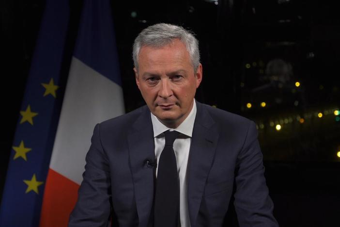 Bruno Le Maire joins the program.
