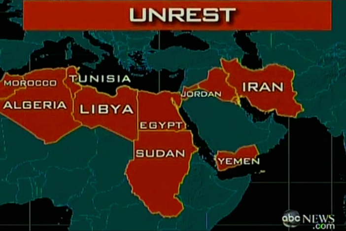 ABC News reports on the Arab Spring in Libya, and Matt thinks about his role in the fight.