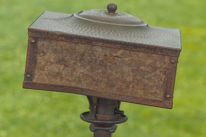 Appraisal: Old Mission Kopper Kraft Table Lamp, ca. 1923
