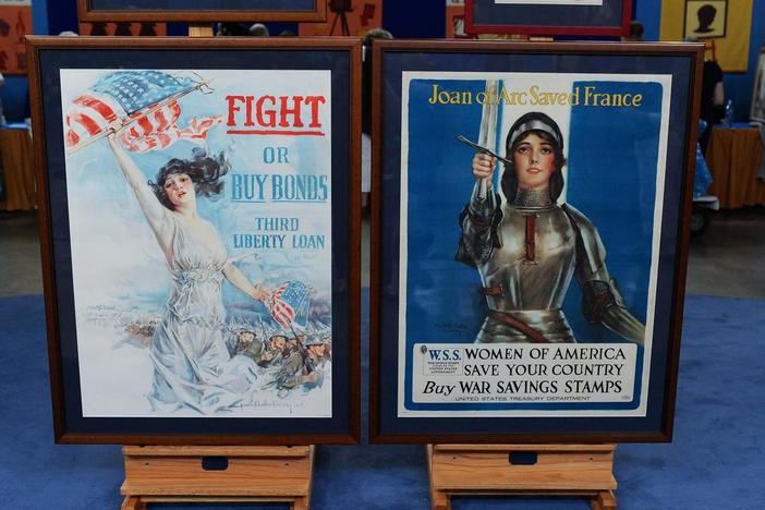 Appraisal: World War I Bond Posters, ca. 1917, from Austin, Hour 2.