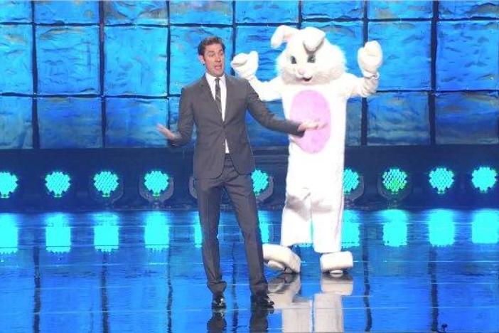 John Kransinski and Jimmy Kimmel honor Ellen Degeneres at the 2012 Mark Twain Prize 