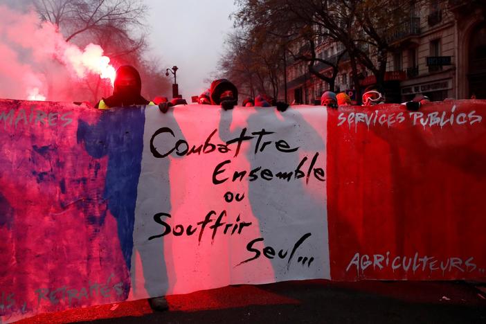 Why French protests over pensions could threaten Macron’s international agenda