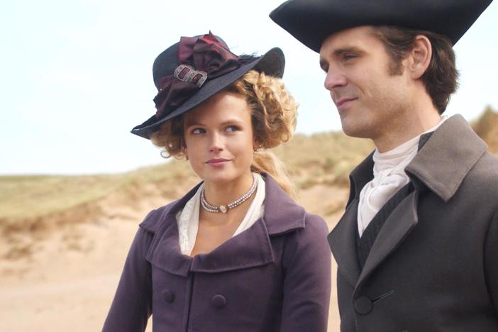 Dwight and Caroline discuss children in this scene from the Poldark, Season 4 premiere.