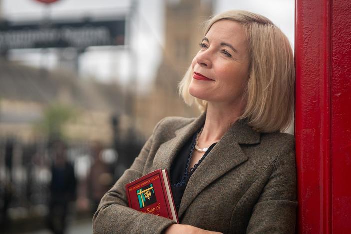Lucy Worsley visits the Reichenbach Falls, the site of fictional detective, Sherlock Holmes' death.