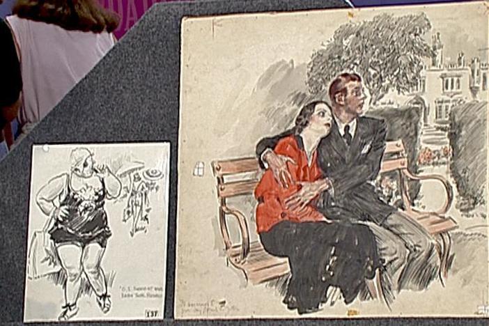 Appraisal: James M. Flagg Illustration, from Vintage Des Moines.