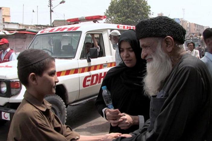 Abdul Sattar Edhi is a Muslim who has said his true religion is human rights.