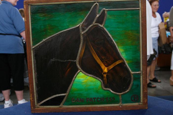 Appraisal: Early 20th-Century Dan Patch Stained Glass