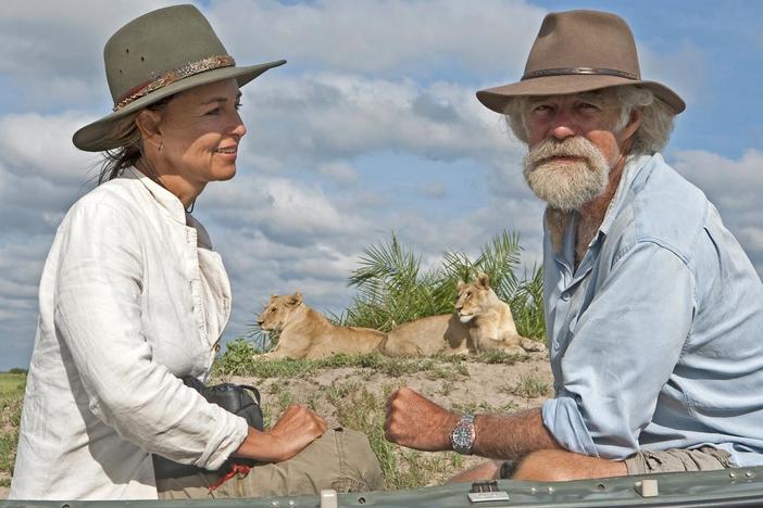 Filmmakers Dereck and Beverly Joubert show the process of filming episode two.
