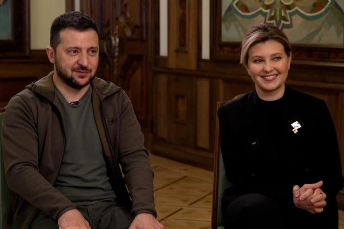 President Zelensky and Olena Zelenska
