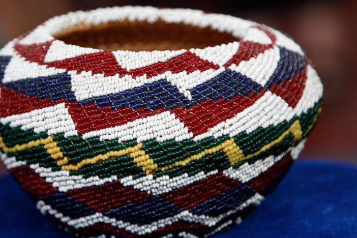 Appraisal: Paiute Beaded Baskets, ca. 1920, from Corpus Christi Hour 2.